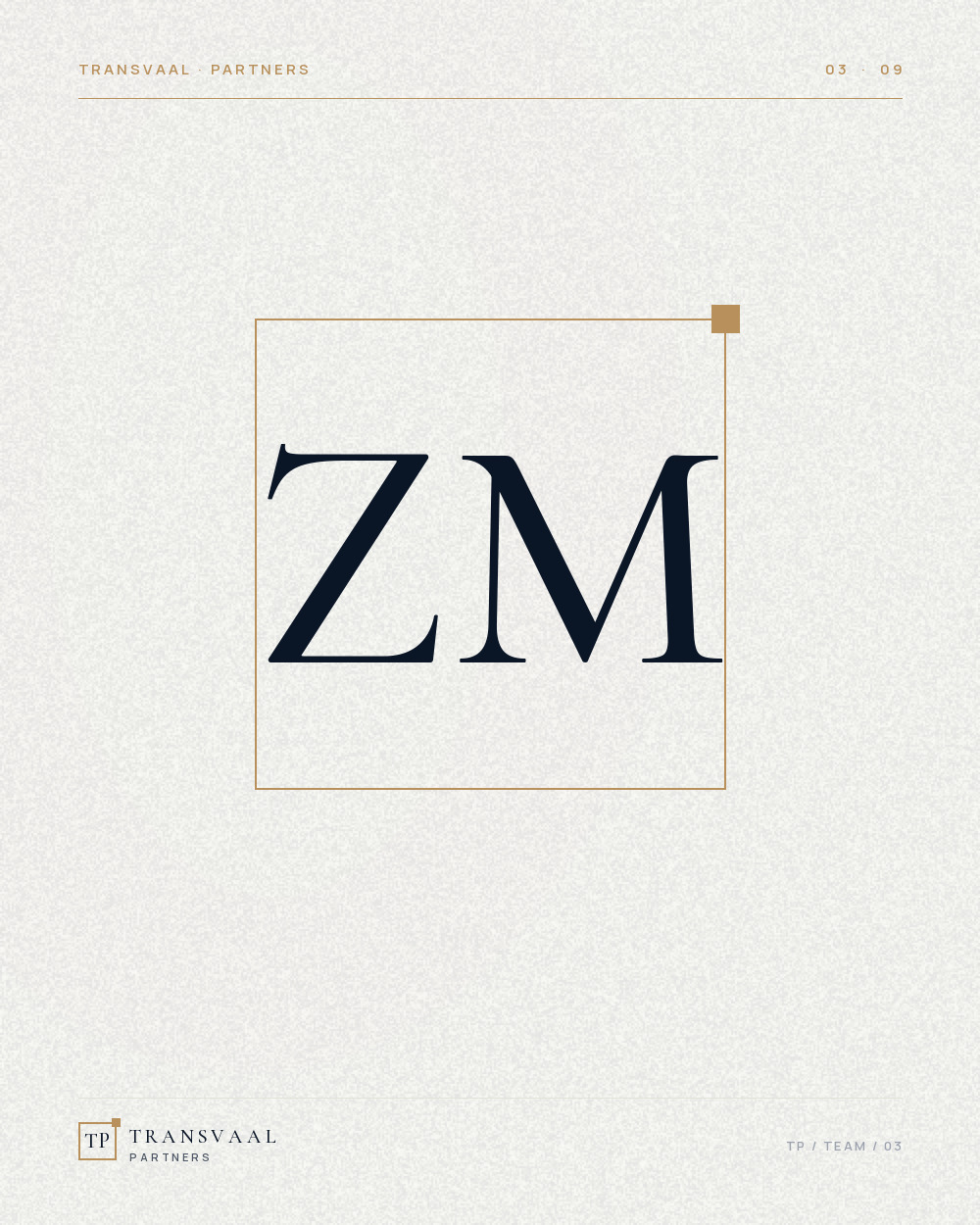 Zolani Madikazi — Partner · Capital Markets & Partnerships