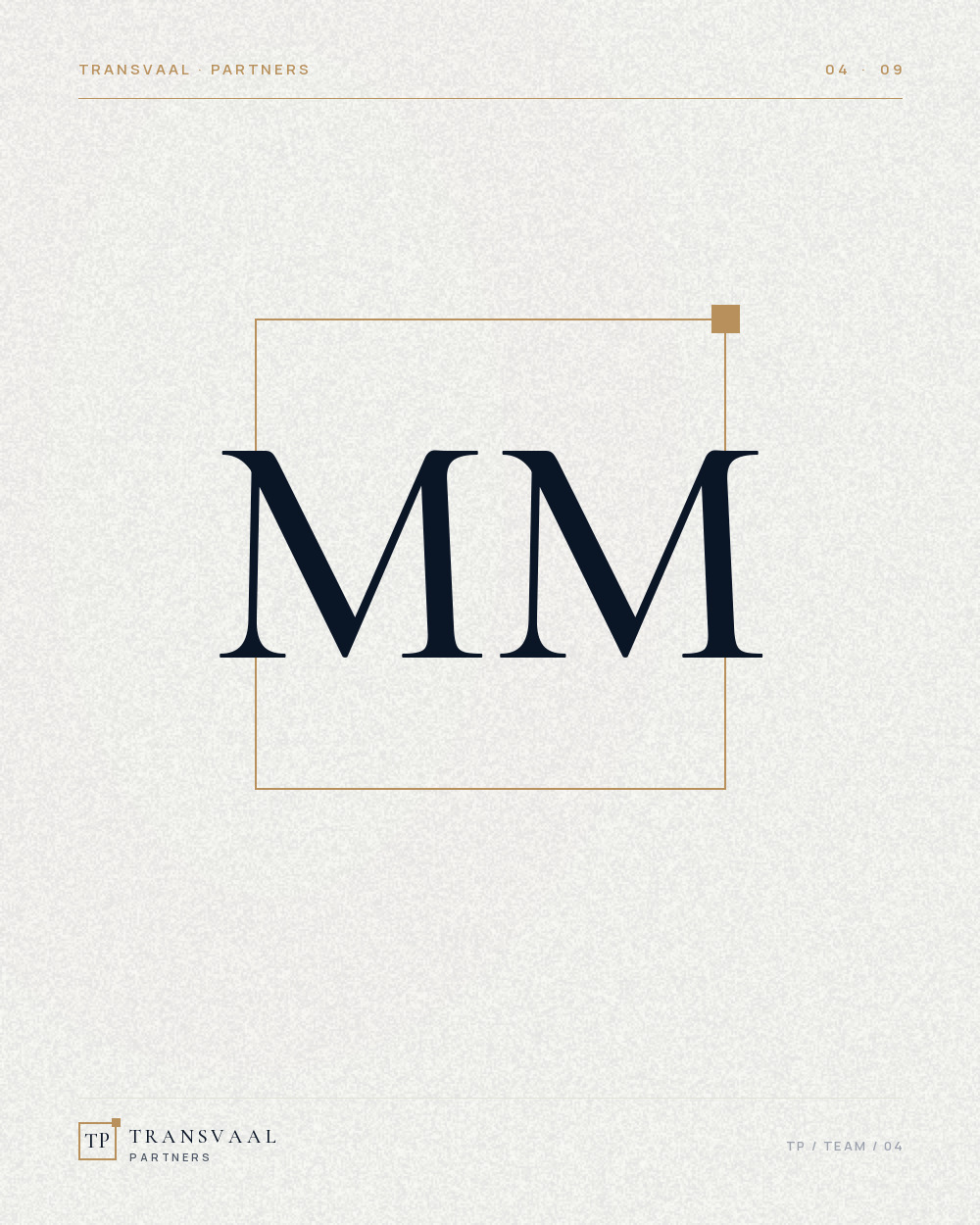 Mark Mohring — Chief Mining Engineer